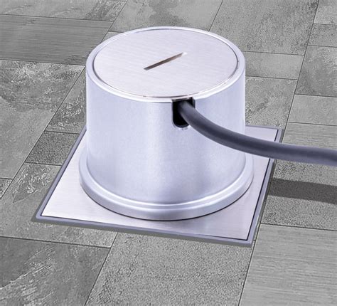 electrical floor boxes for concrete slab with usb|floor mounted electrical junction box.